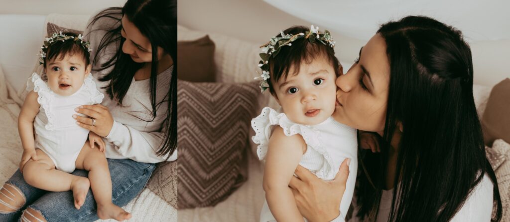 Family session with Mom and her daughter